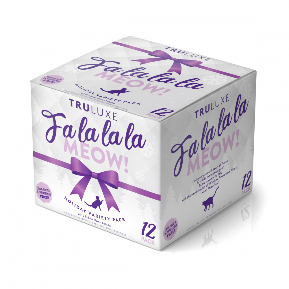 Weruva Classic TruLuxe Fa La La La Meow Holiday Variety Pack Canned Cat Food - 3 oz, case of 12 Image