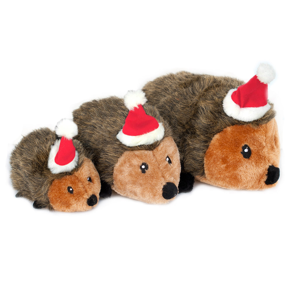 stuffed hedgehog dog toy