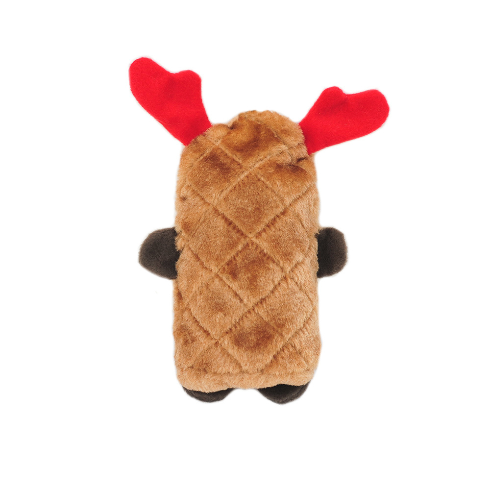 stuffed reindeer dog toy