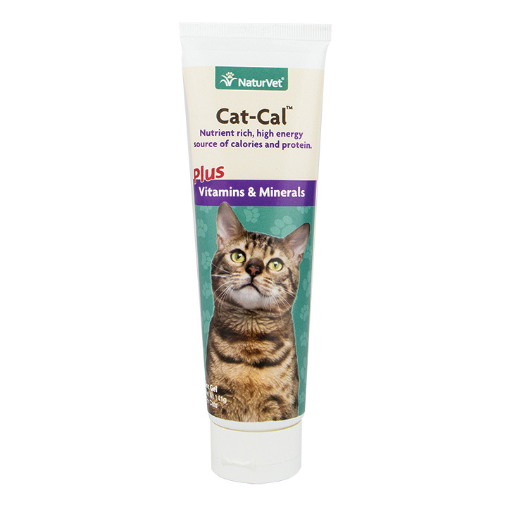 NaturVet Cat-Cal Nutritional Gel with Vitamins  Minerals Cat Supplement - 5 oz Image