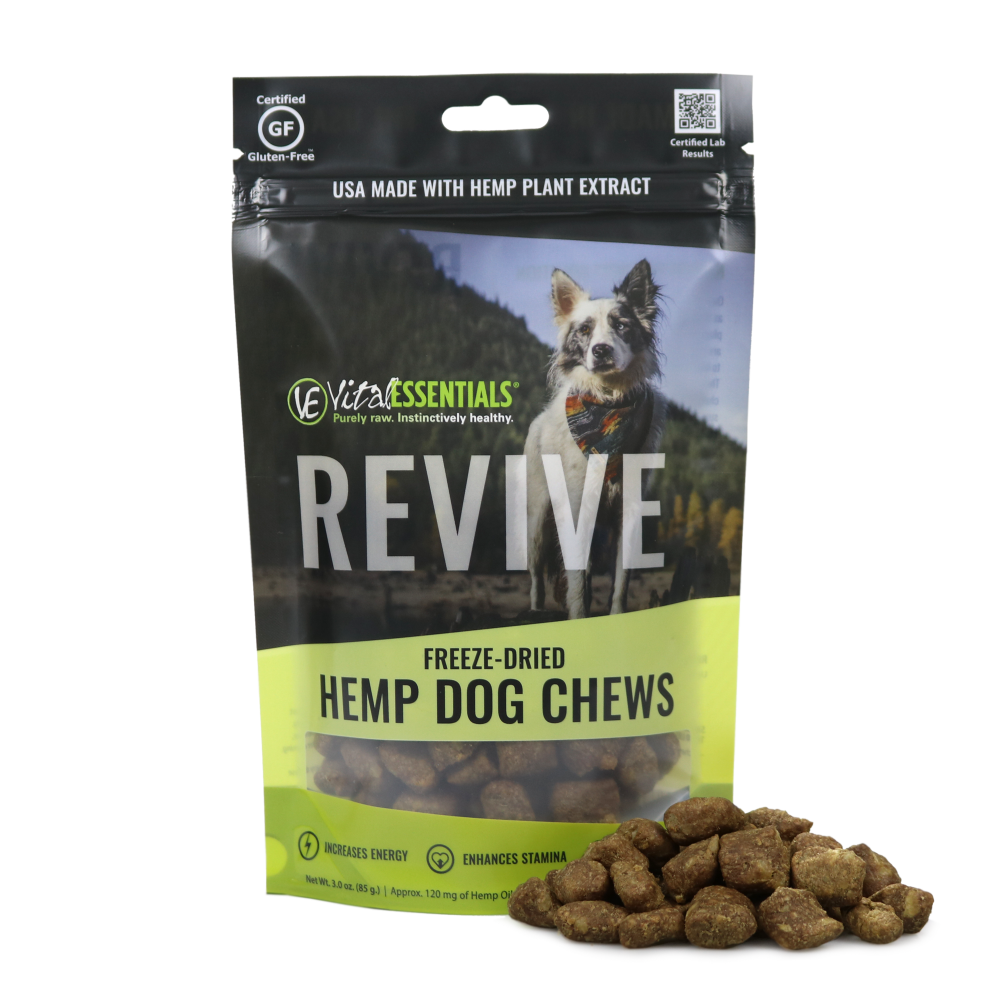 Vital Essentials REVIVE Freeze-Dried Hemp Chews for Dogs - 3 oz Image