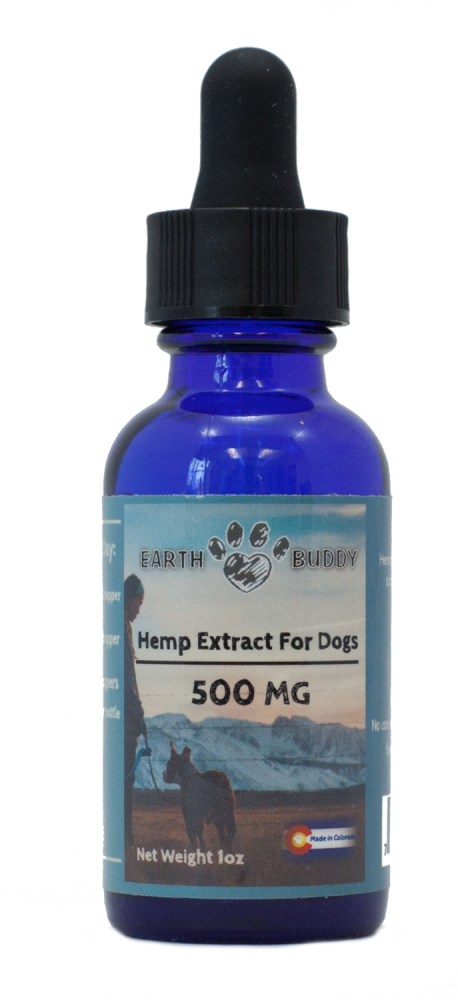 Earth Buddy Hemp Extract for Dogs - 60-ml bottle Image