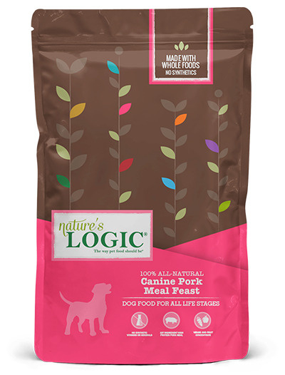 Nature's Logic Canine Pork Meal Feast Dry Dog Food - 4.4 lb Bag Image