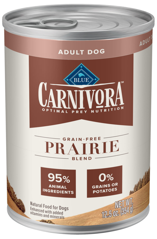 Blue Buffalo Carnivora Prairie Blend Grain-Free Adult Canned Dog Food - 12.5 oz, case of 12 Image