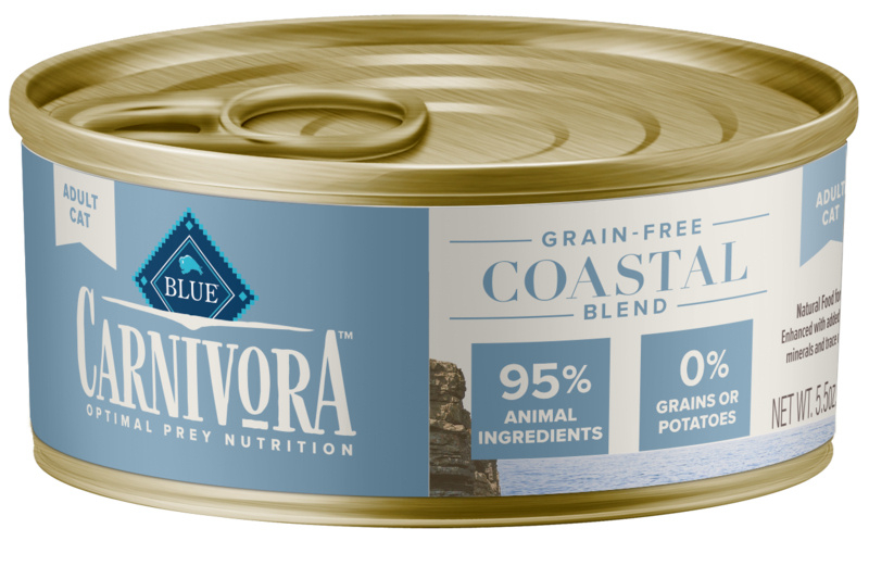 Blue Buffalo Carnivora Coastal Blend Grain-Free Adult Canned Cat Food - 5.5 oz, case of 24 Image