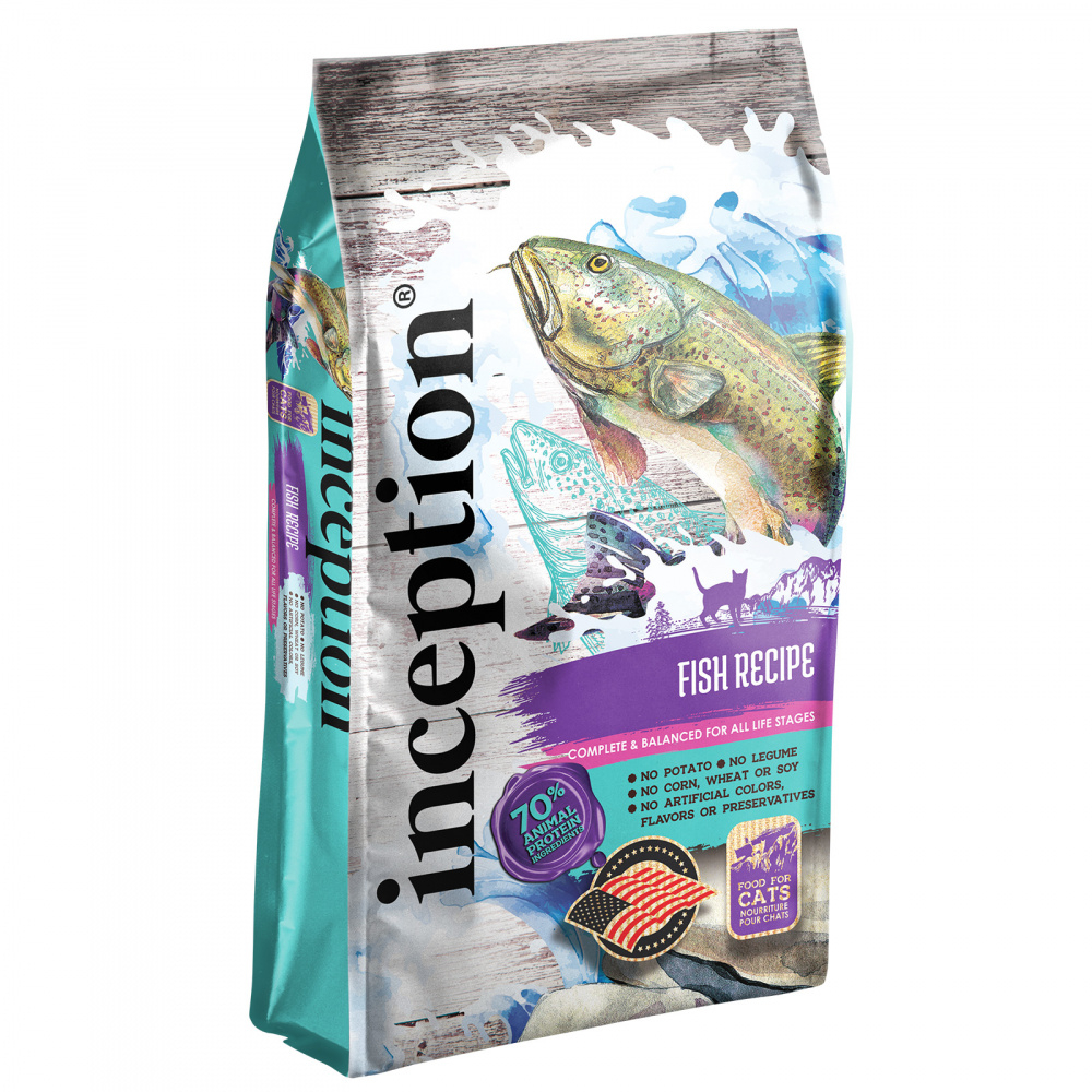 Inception Fish Recipe Dry Cat Food - 13.5 lb Bag Image