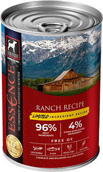 Essence Limited Ingredient Ranch Recipe Canned Dog Food - 12 oz, case of 12 Image