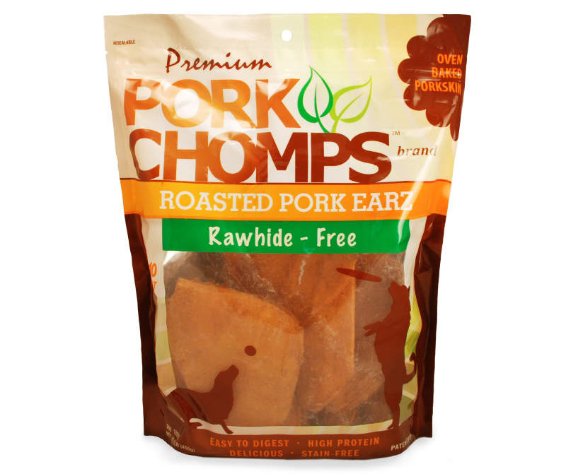 Premium Pork Chomps Premium Roasted Pork Ears Dog Treats - 10-ct Image