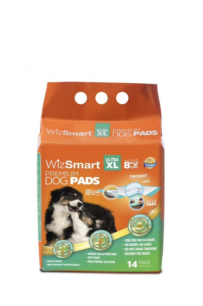 WizSmart Ultra XL All Day Dry Premium Dog Pads - 14 Count Image