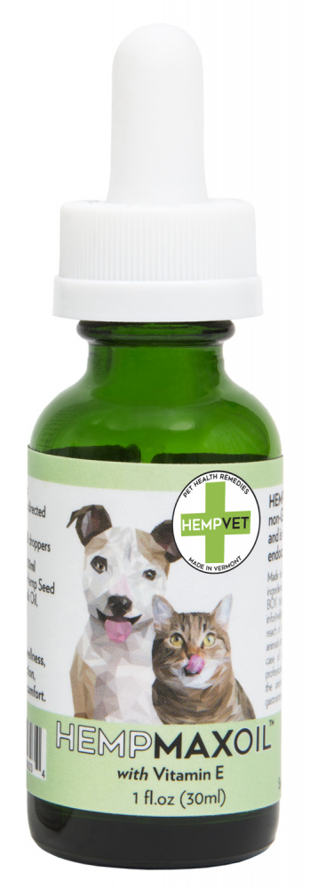 Hempvet Max Oil Full Spectrum Hemp Oil with Vitamin E - 1-fl. oz Image