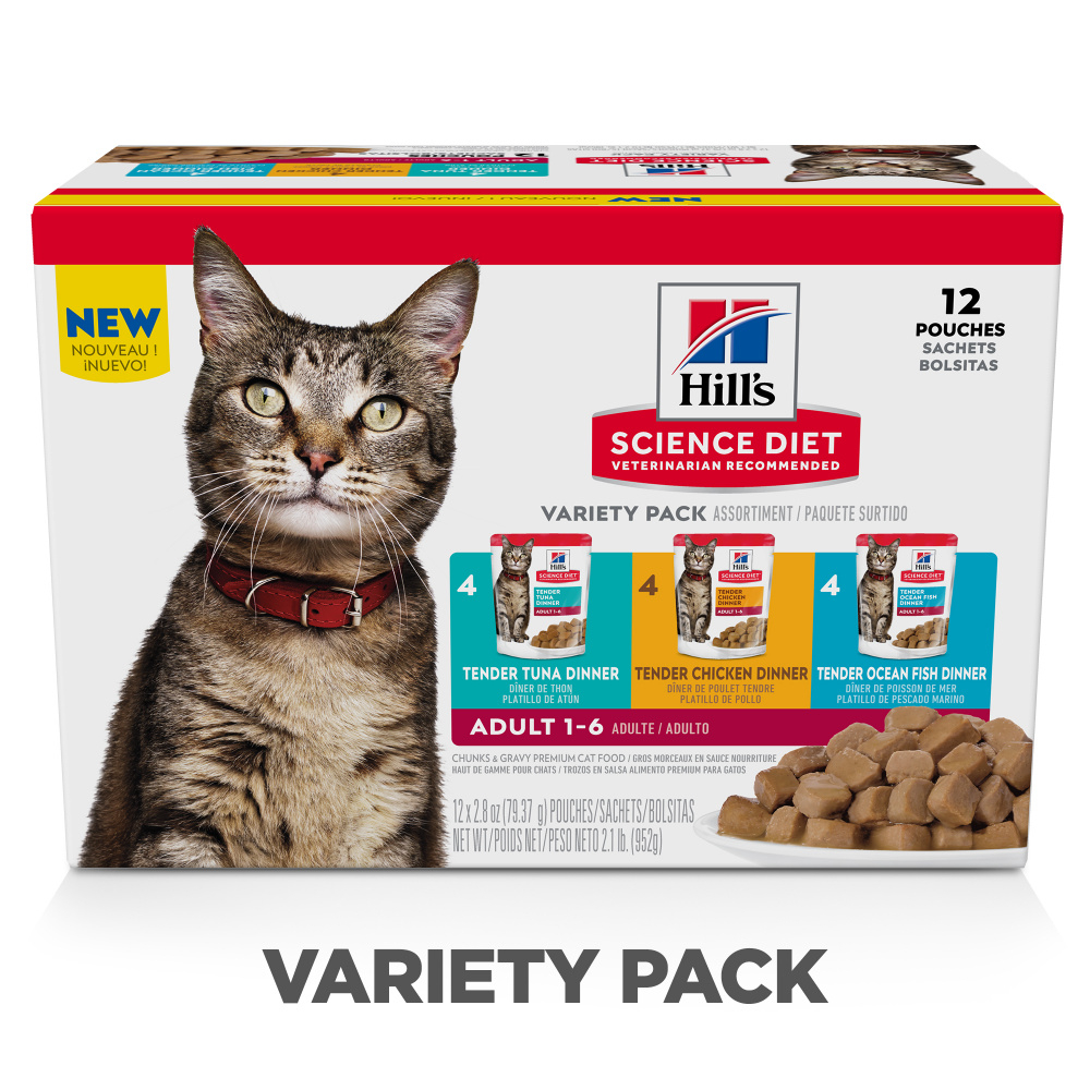 Hill S Science Diet Tender Dinner Variety Pack Adult Wet Cat Food Petflow