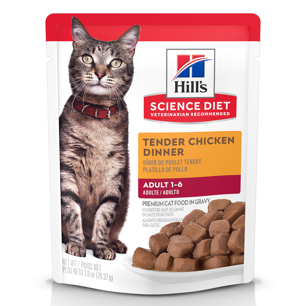 Hill's Science Diet Tender Chicken Dinner Adult Wet Cat Food - 2.8 oz, case of 24 Image