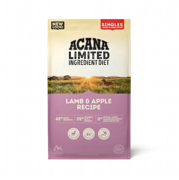 ACANA Singles Lamb Apple Recipe Limited Ingredient Diet Dry