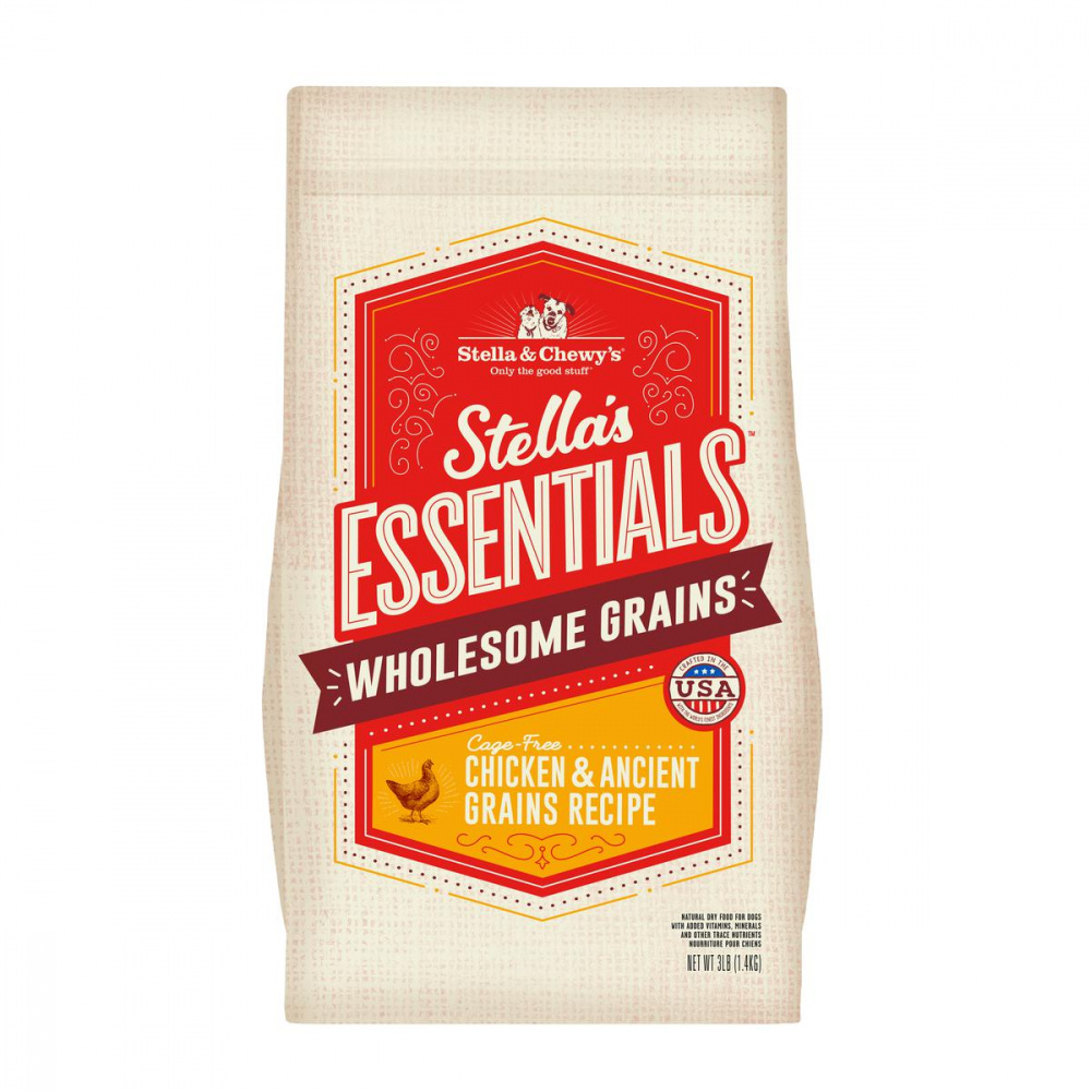 Stella  Chewy's Stella's Essentials Kibble Cage Free Chicken  Wholesome Grains Recipe Dry Dog Food - 25 lb Bag Image