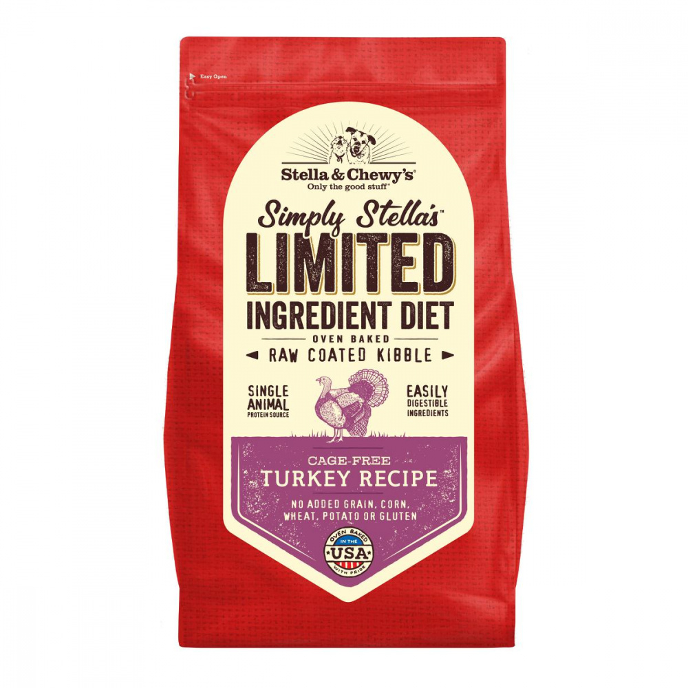 Stella  Chewy's Simply Stella's Limited Ingredient Diet Cage Free Turkey Recipe Dry Dog Food - 22 lb Bag Image