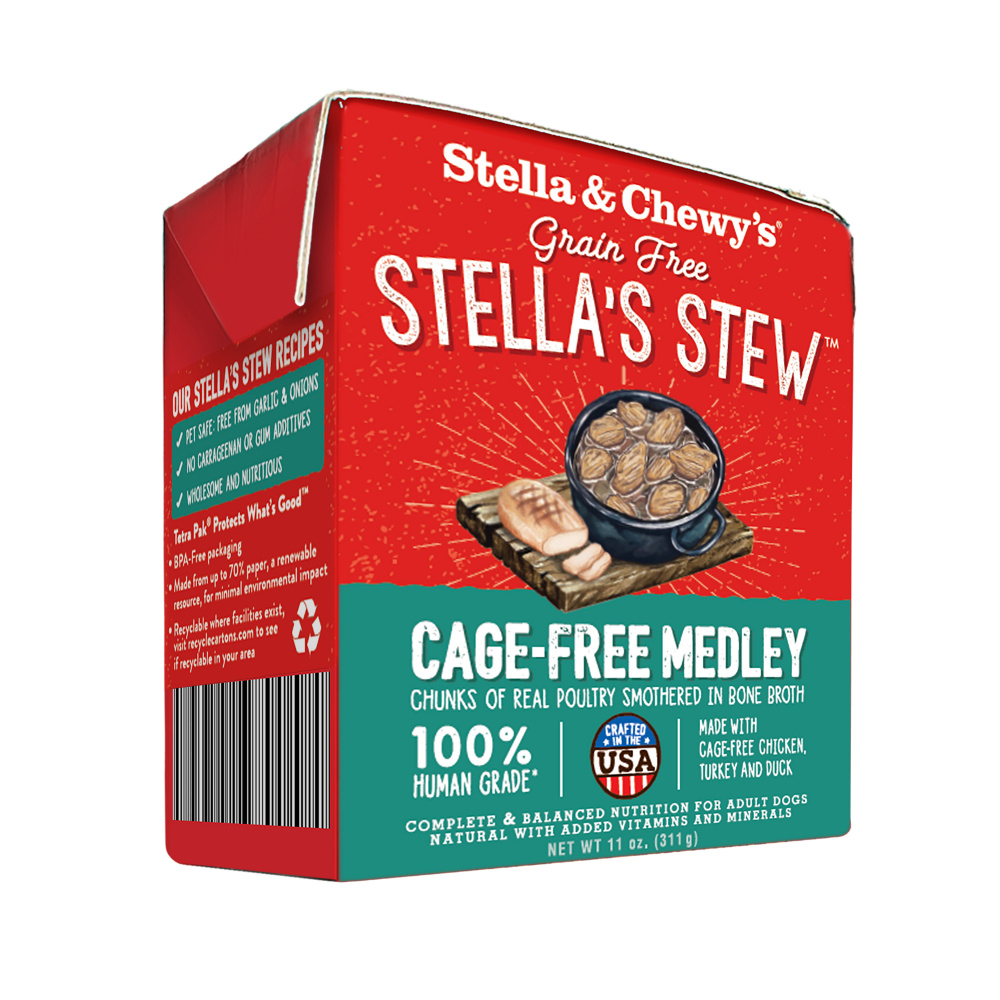 Stella  Chewy's Stella's Stew Cage Free Medley Recipe Food Topper for Dogs - 11 oz Image