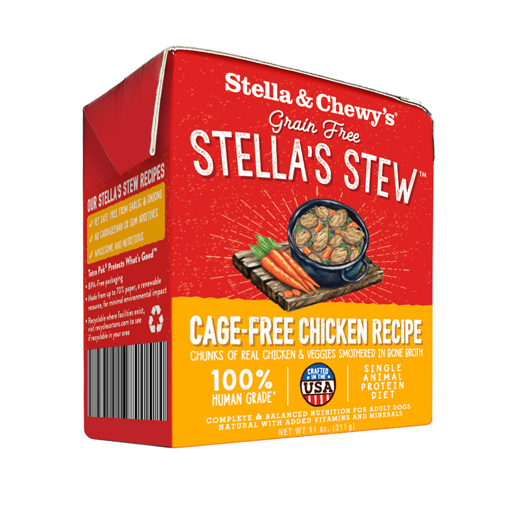 Stella  Chewy's Stella's Stew Cage Free Chicken Recipe Food Topper for Dogs - 11 oz Image