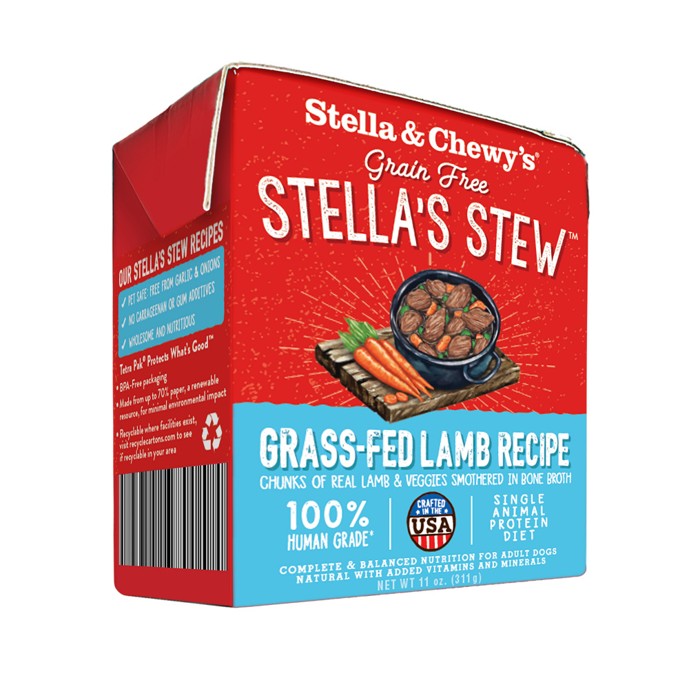 Stella  Chewy's Stella's Stew Grass Fed Lamb Recipe Food Topper for Dogs - 11 oz Image
