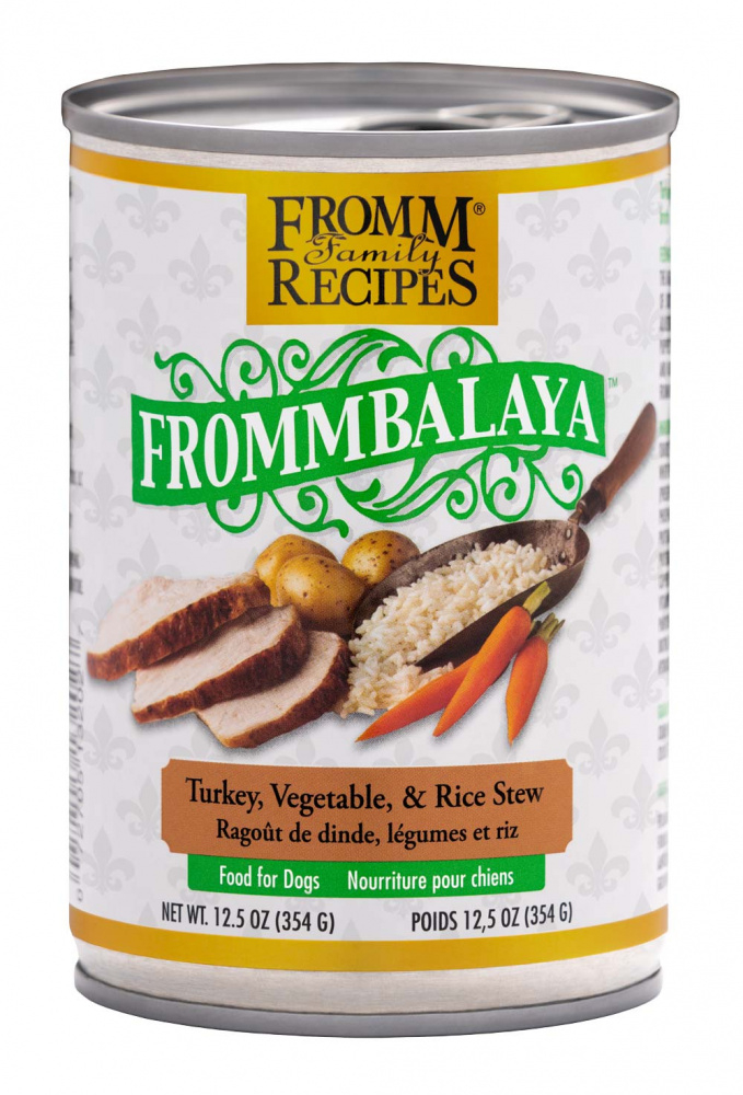 Fromm Frommbalaya Turkey, Vegetable,  Rice Stew Canned Dog Food - 12.5 oz, case of 12 Image