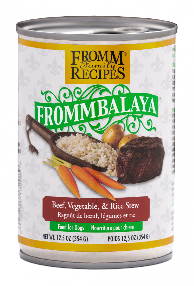 Fromm Frommbalaya Beef, Vegetable,  Rice Stew Canned Dog Food - 12.5 oz, case of 12 Image