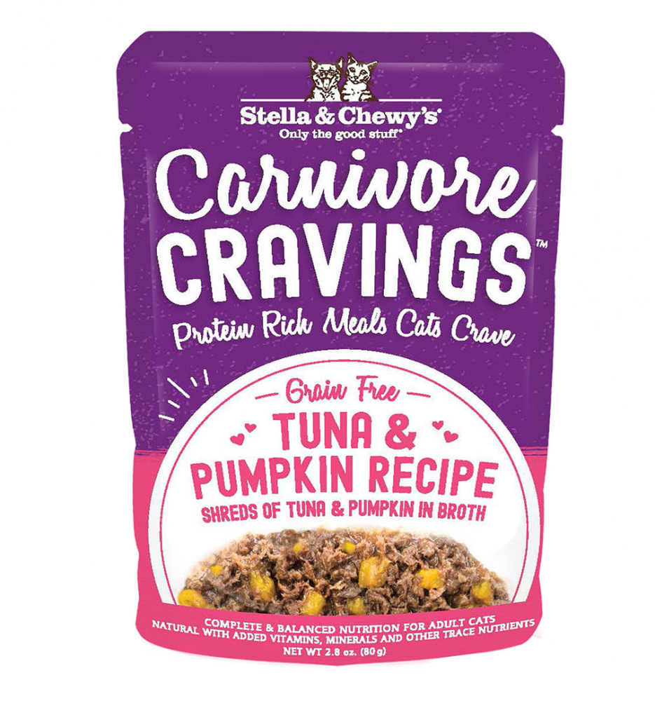 Stella  Chewy's Carnivore Cravings Tuna  Pumpkin Recipe Wet Cat Food - 2.8 oz Image
