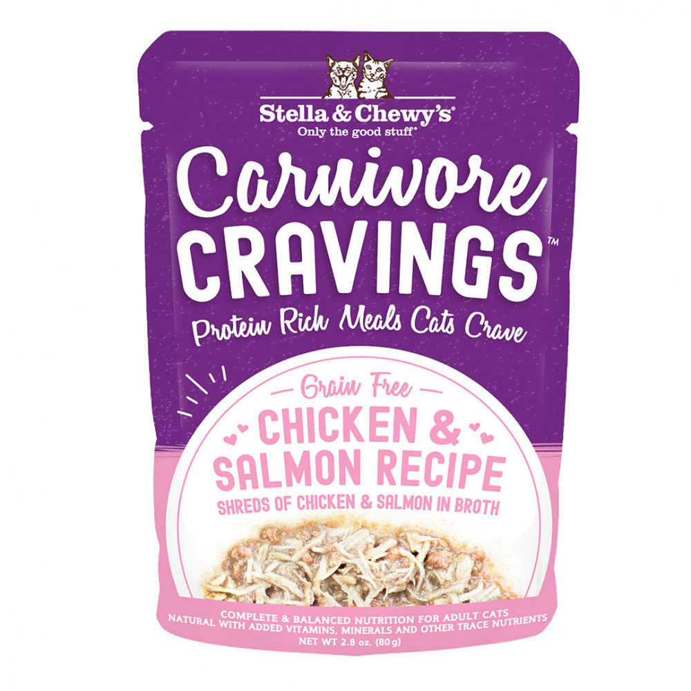Stella  Chewy's Carnivore Cravings Chicken  Salmon Recipe Wet Cat Food - 2.8 oz Image