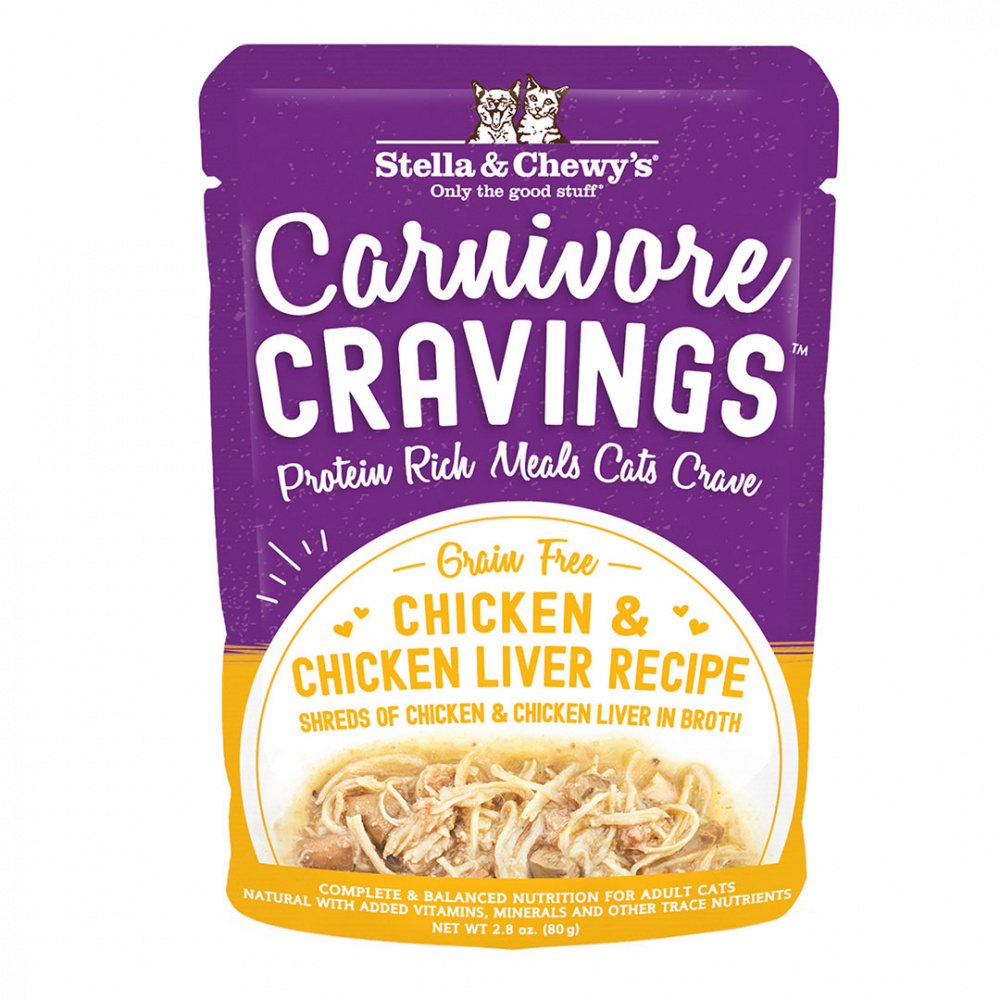 Stella  Chewy's Carnivore Cravings Chicken  Chicken Liver Recipe Wet Cat Food - 2.8 oz Image