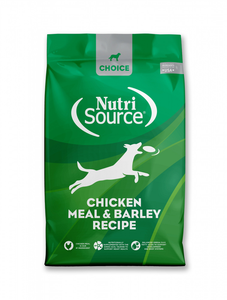 NutriSource Choice Chicken Meal  Barley Recipe Dry Dog Food - 30 lb Bag Image