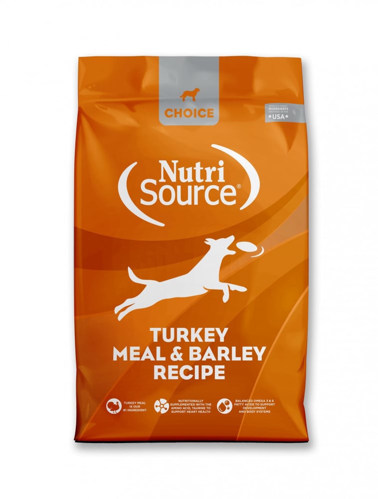 NutriSource Choice Turkey Meal  Barley Recipe Dry Dog Food - 5 lb Bag Image