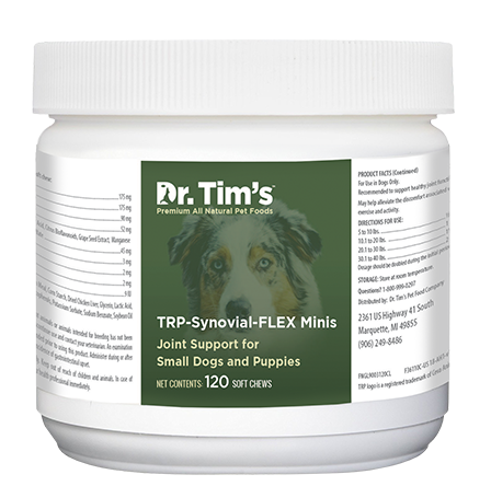 Dr. Tim's Synovial Flex Mini Joint Mobility Small Breed  Puppy Dog Supplements - 120-ct Image