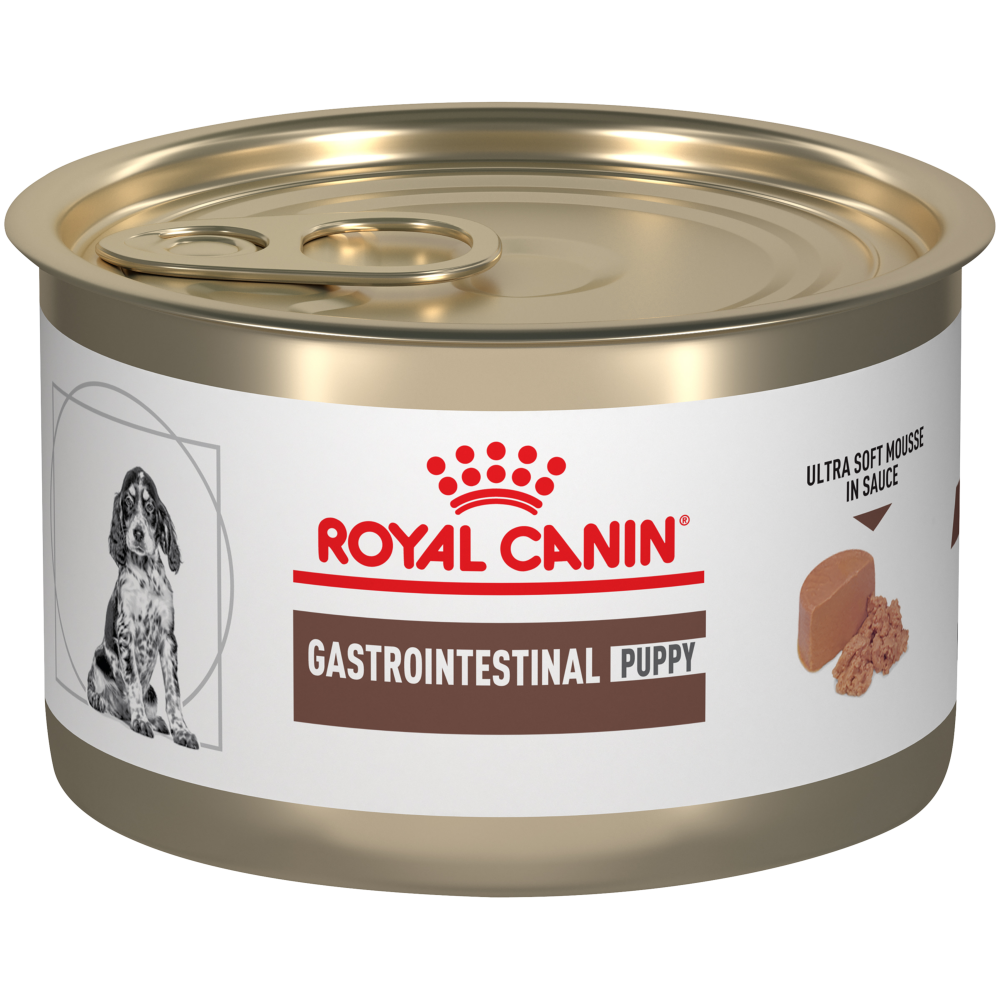 Royal Canin Veterinary Diet Gastrointestinal Puppy Ultra Soft Mousse in Sauce Canned Dog Food - 5.1 oz, case of 24 Image