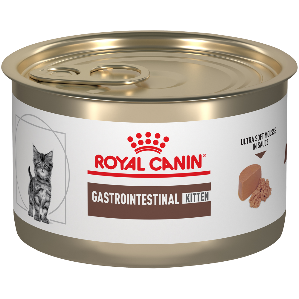 Royal Canin Veterinary Diet Gastrointestinal Kitten Ultra Soft Mousse in Sauce Canned Cat Food - 5.1 oz, case of 24 Image