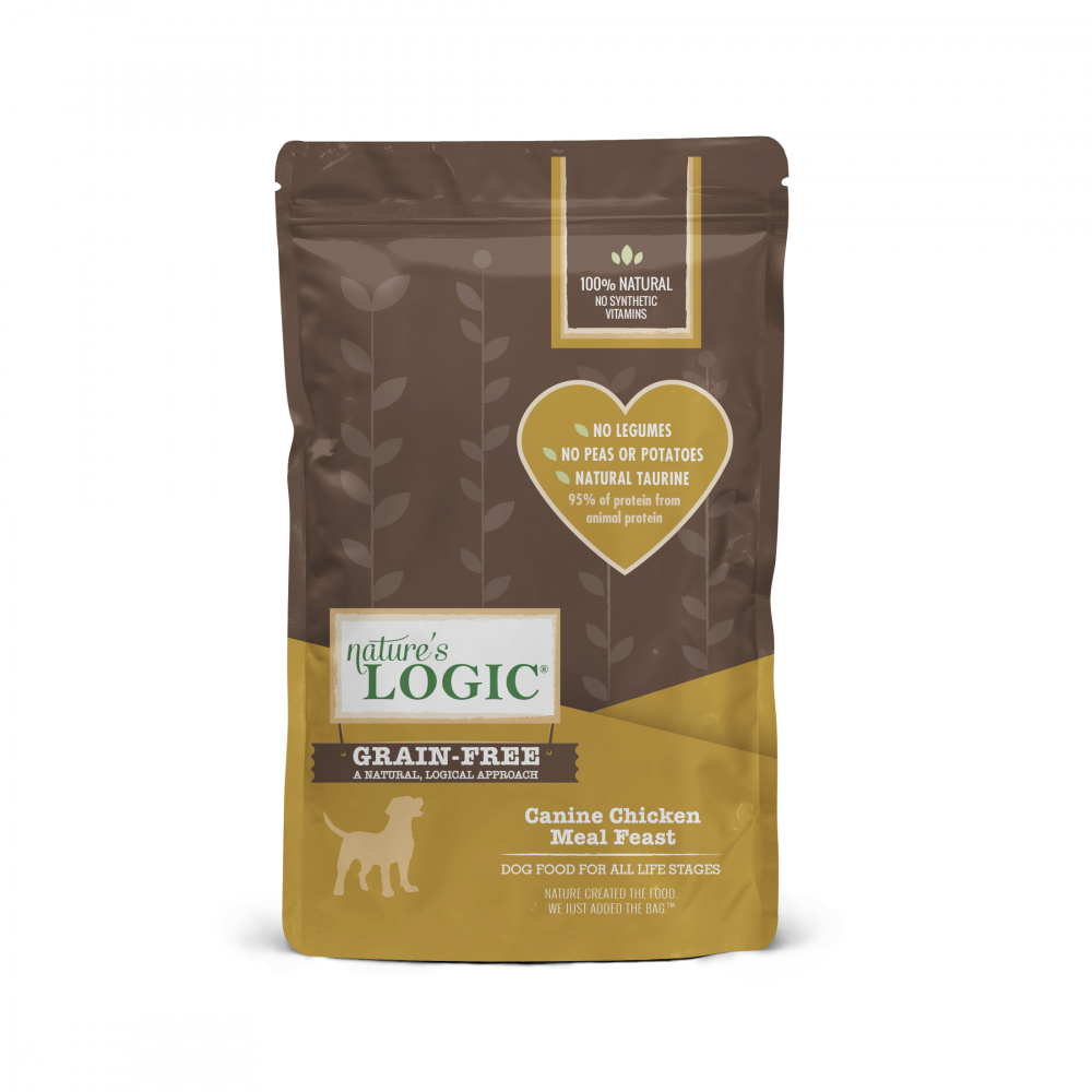 Nature's Logic Grain Free Canine Chicken Meal Feast Dry Dog Food - 25 lb Bag Image