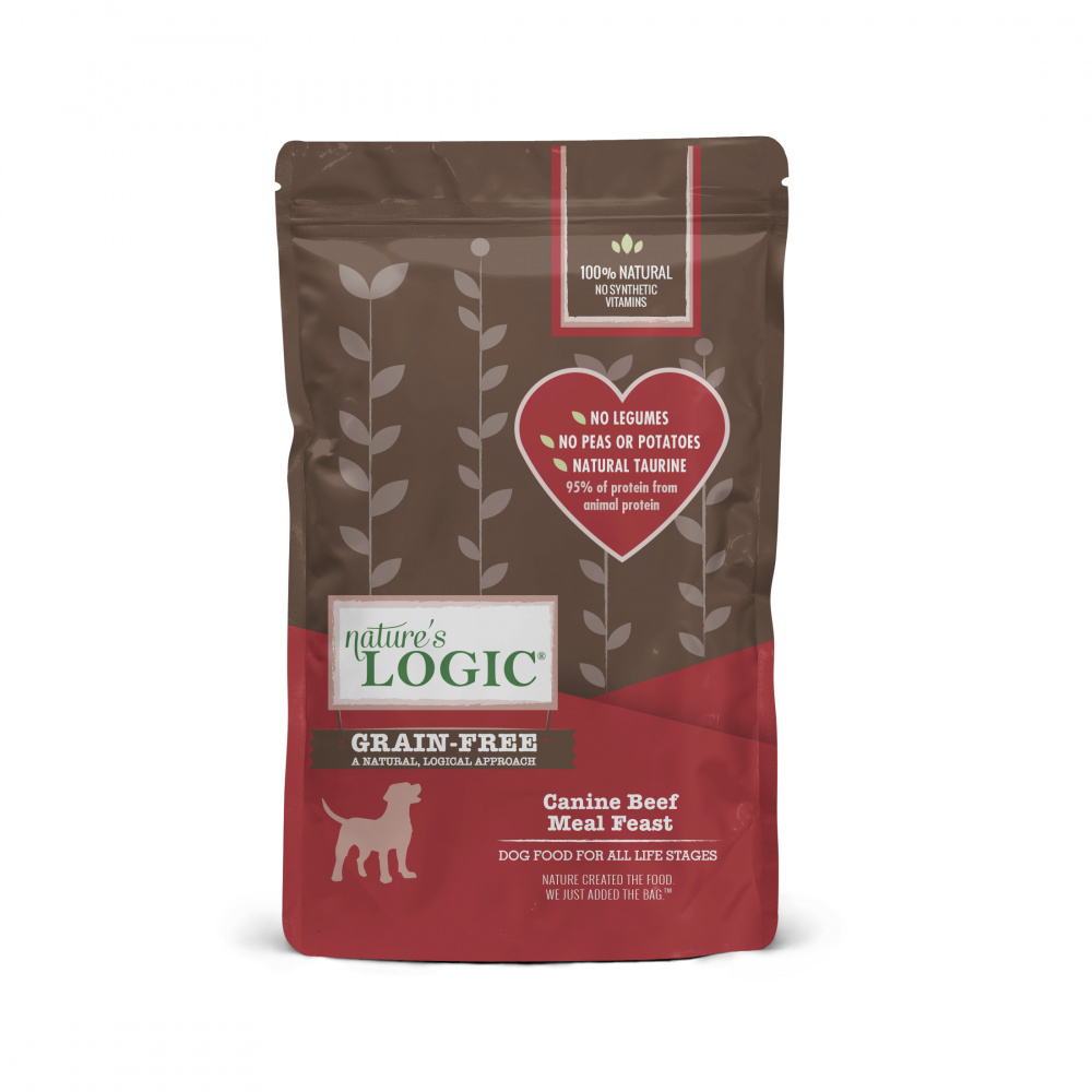 Nature's Logic Grain Free Canine Beef Meal Feast Dry Dog Food - 4.4 lb Bag Image