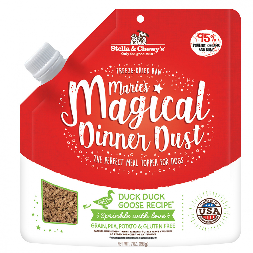 Stella  Chewy's Marie's Magical Dinner Dust Duck, Duck, Goose Dog Food Topper - 7 oz Image
