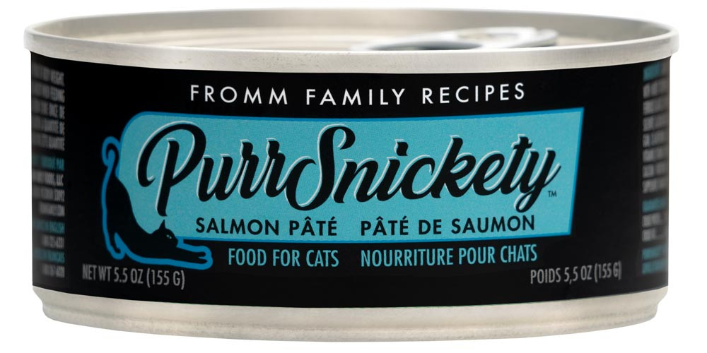 Fromm PurrSnickety Salmon Pate Canned Cat Food - 5.5 oz, case of 12 Image