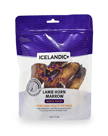 Icelandic+ Lamb Horn Marrow Dog treats - 4.5 oz Image