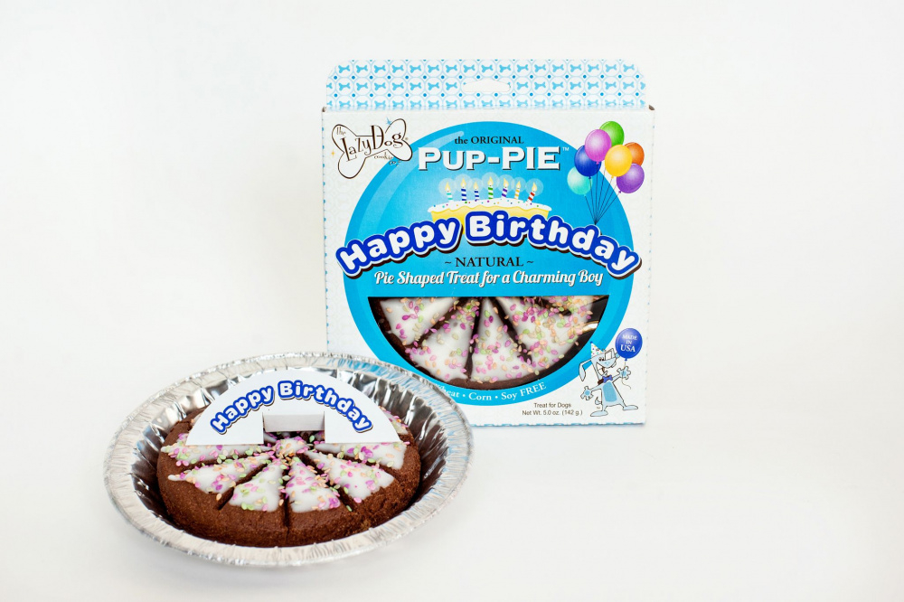 Lazy Dog Cookie Company Original Happy Birthday Pup-PIE for a Charming Boy - One Size Image