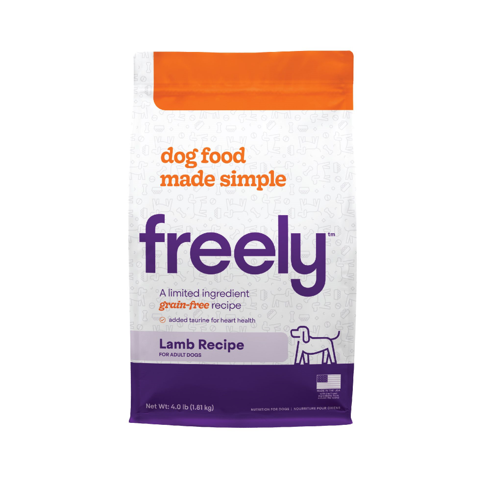 Freely Limited Ingredient Diet Natural Grain Free Lamb Kibble Adult Dry Dog Food - 4 lb Bag Image