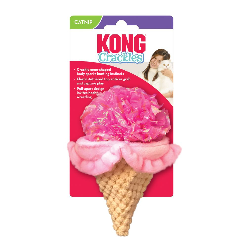 Kong Crackles Scoopz Assorted Cat toy - One Size Image
