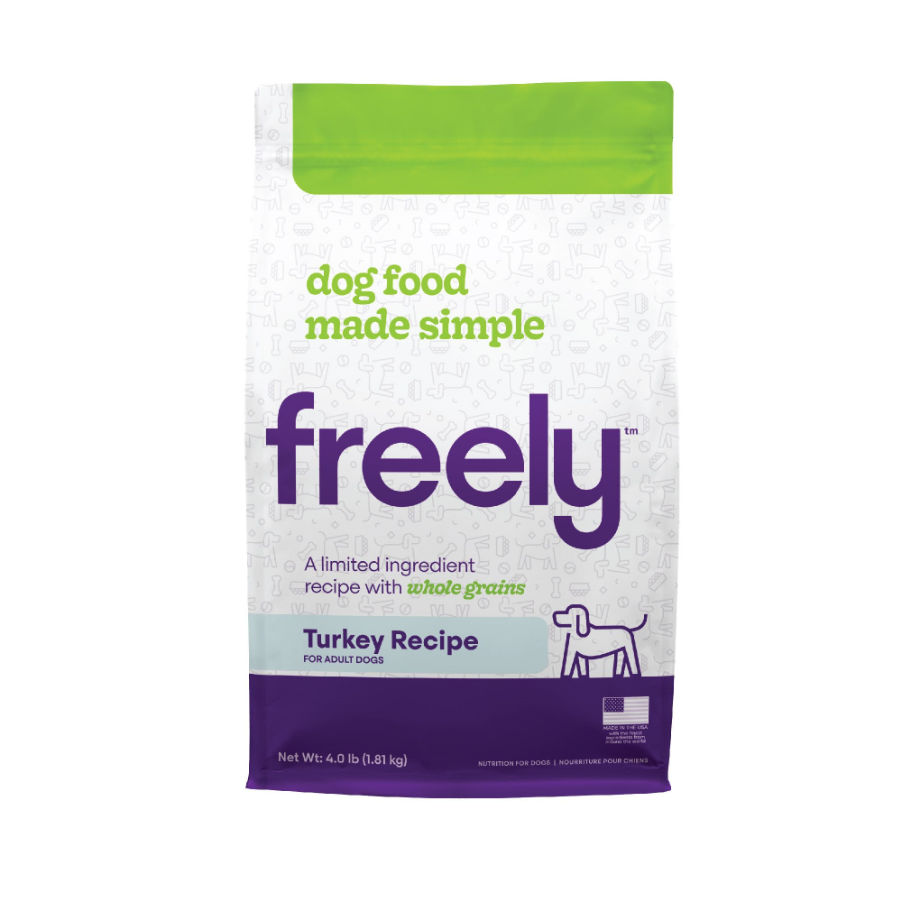 Freely Limited Ingredient Diet Natural Whole Grain Turkey Kibble Adult Dry Dog Food - 4 lb Bag Image