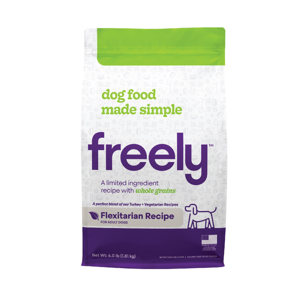 Freely Limited Ingredient Diet Natural Whole Grain Flexitarian Kibble Adult Dry Dog Food - 4 lb Bag Image
