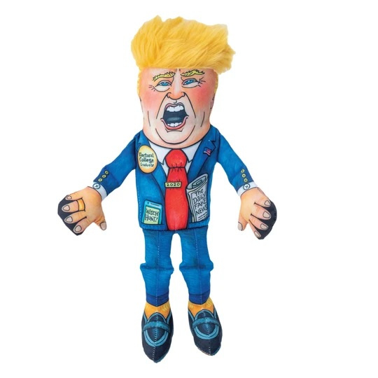 Fuzzu Political Parody Donald Special Edition Dog toy - Even Smaller Dog toy Image