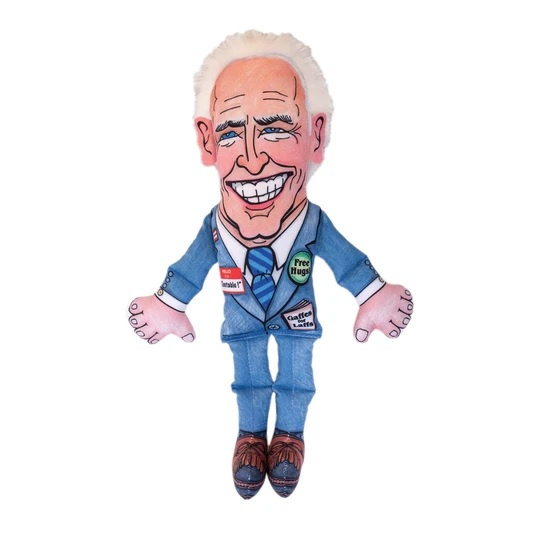Fuzzu Political Parody Joe Biden Dog toy - Small Dog toy Image