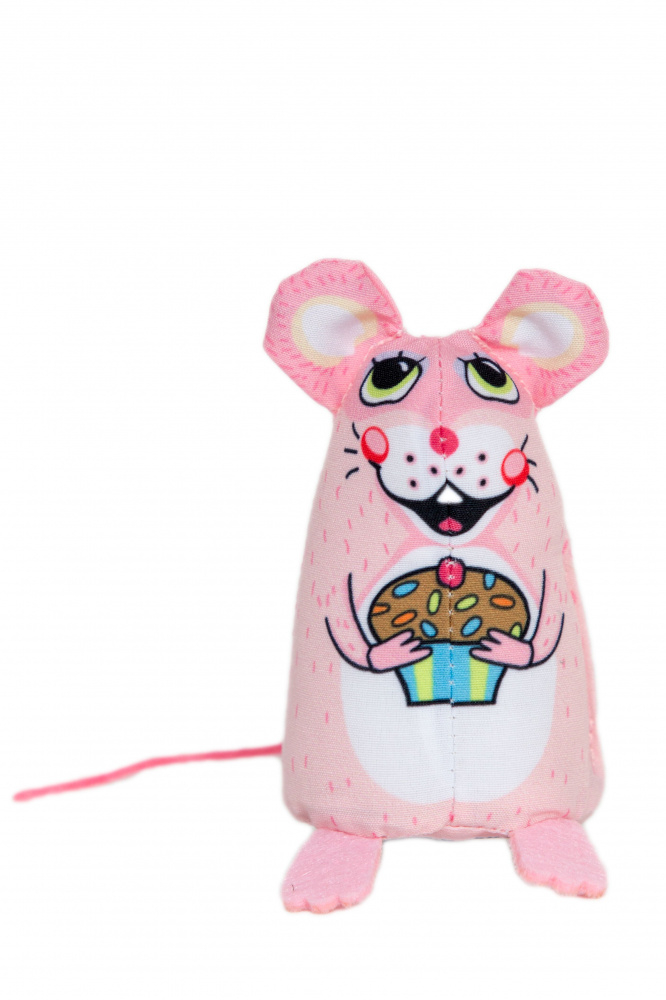 Fuzzu Sweet Baby Mice Cupcake Cat toy - Cat toy Image