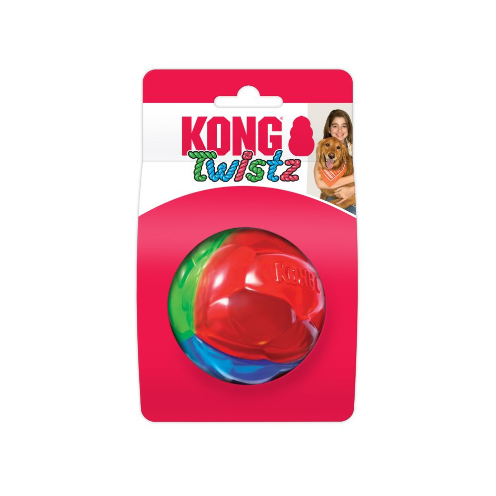 Kong Twistz Ball Dog toy - Small Image