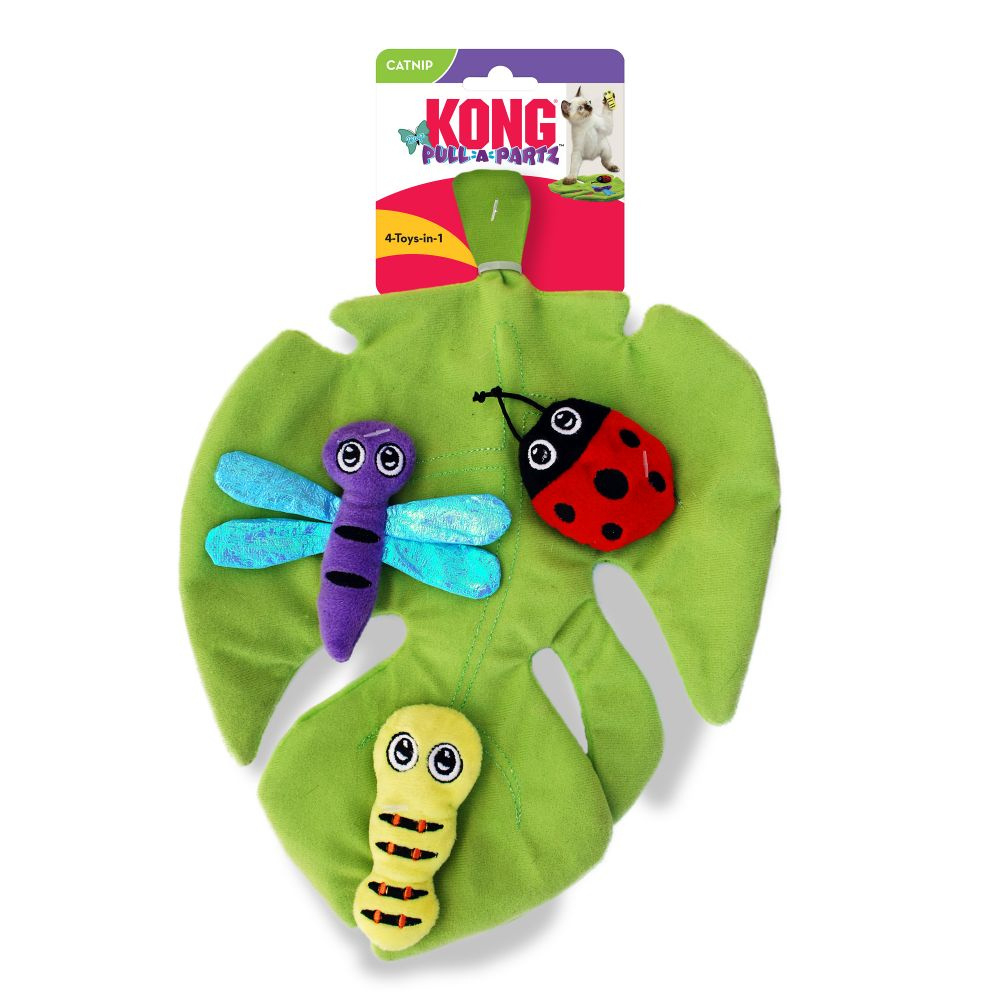 Kong Pull-A-Partz Bugz Cat toy - One Size Image