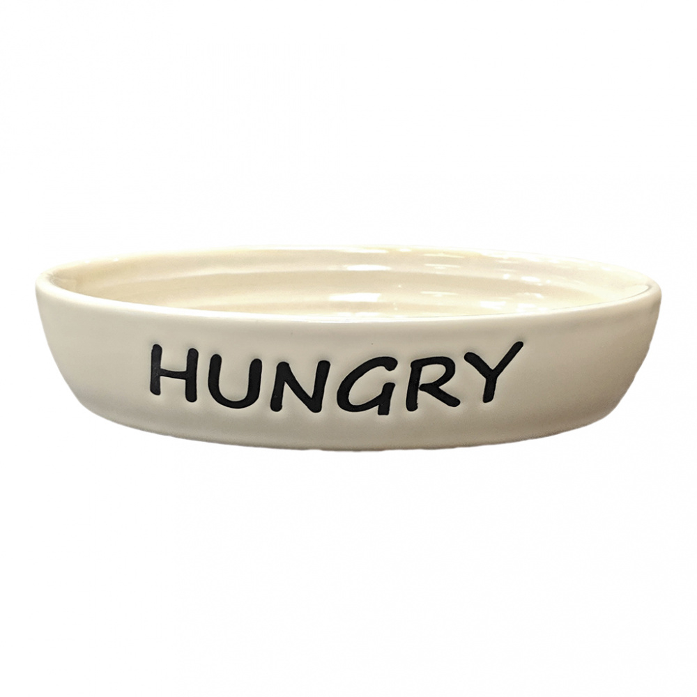 Ethical Pet Oval Hungry Cat Dish - Cat Dish Oval 6