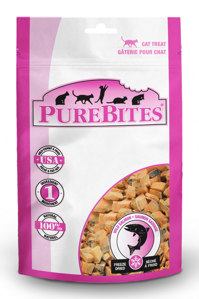 Purebites Salmon Freeze Dried Cat Treats Petflow