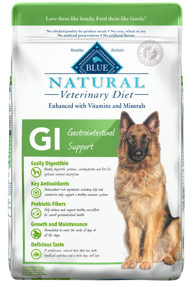 BLUE Natural Veterinary Diet GI Gastrointestinal Support Dry Dog